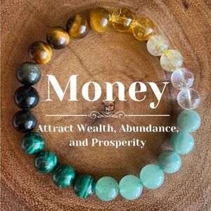 Prosperity Gemstone Bracelet - Stretchy